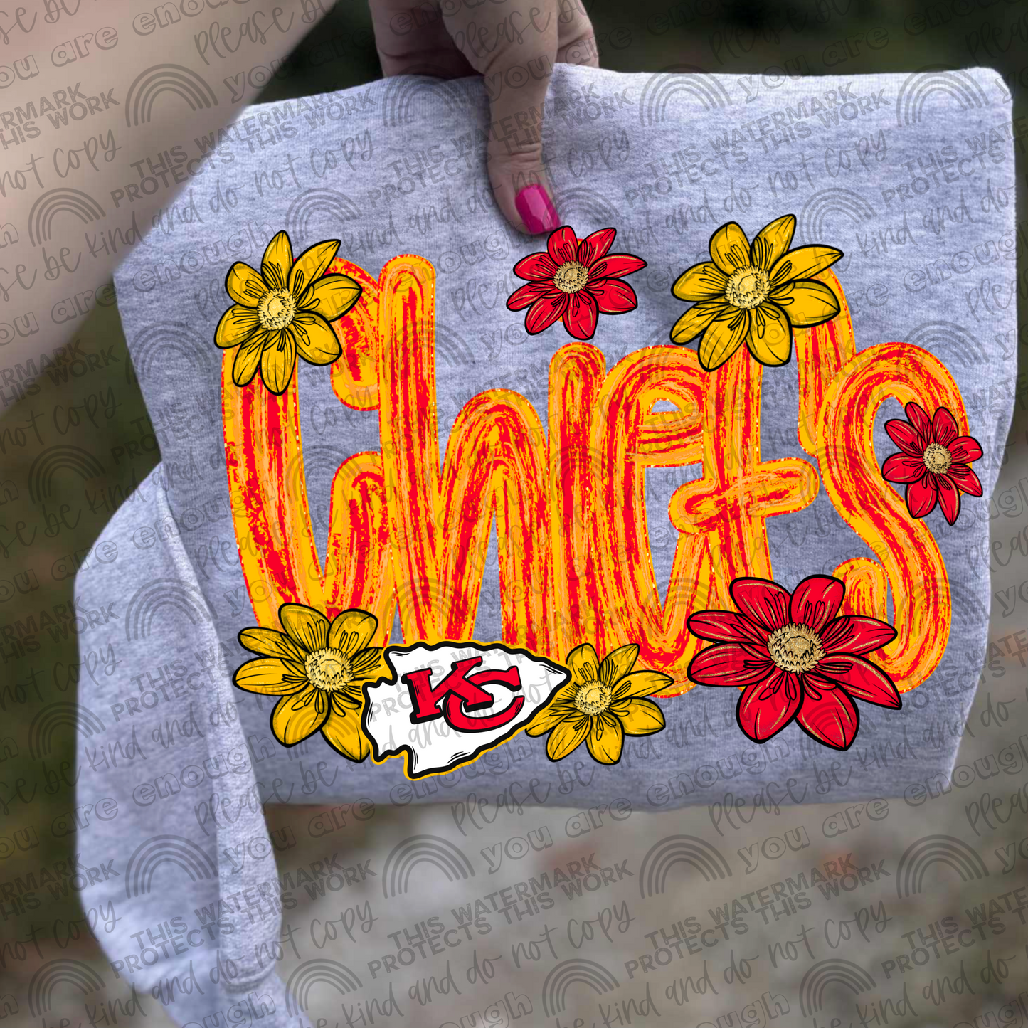 Chiefs Flowers PNG File
