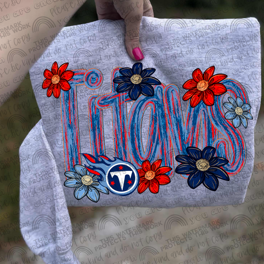 Titans Flowers PNG File