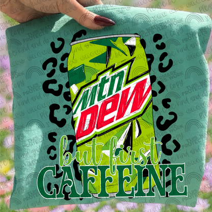 But First Caffeine Leopard Drinks Bundle- 33 PNG Files