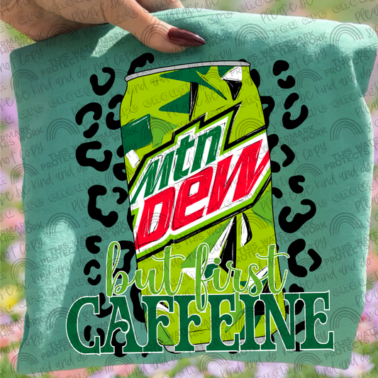 But First Caffeine Mt Dew PNG File