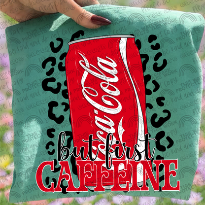 But First Caffeine Leopard Drinks Bundle- 33 PNG Files