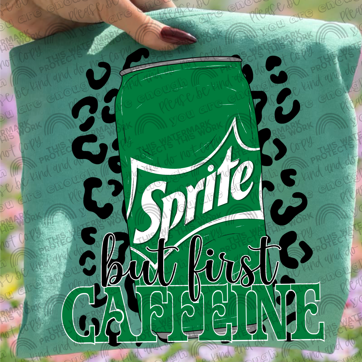 But First Caffeine Leopard Drinks Bundle- 33 PNG Files