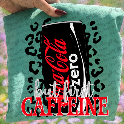 But First Caffeine Leopard Drinks Bundle- 33 PNG Files