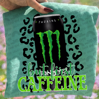 But First Caffeine Leopard Drinks Bundle- 33 PNG Files