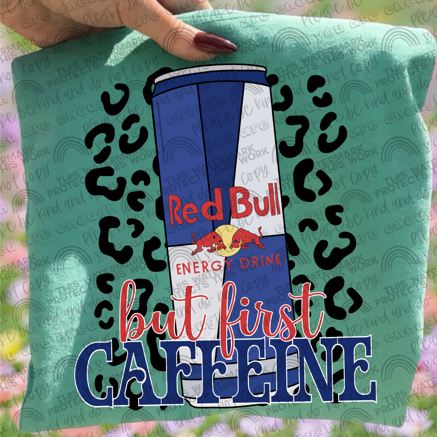 But First Caffeine Leopard Drinks Bundle- 33 PNG Files