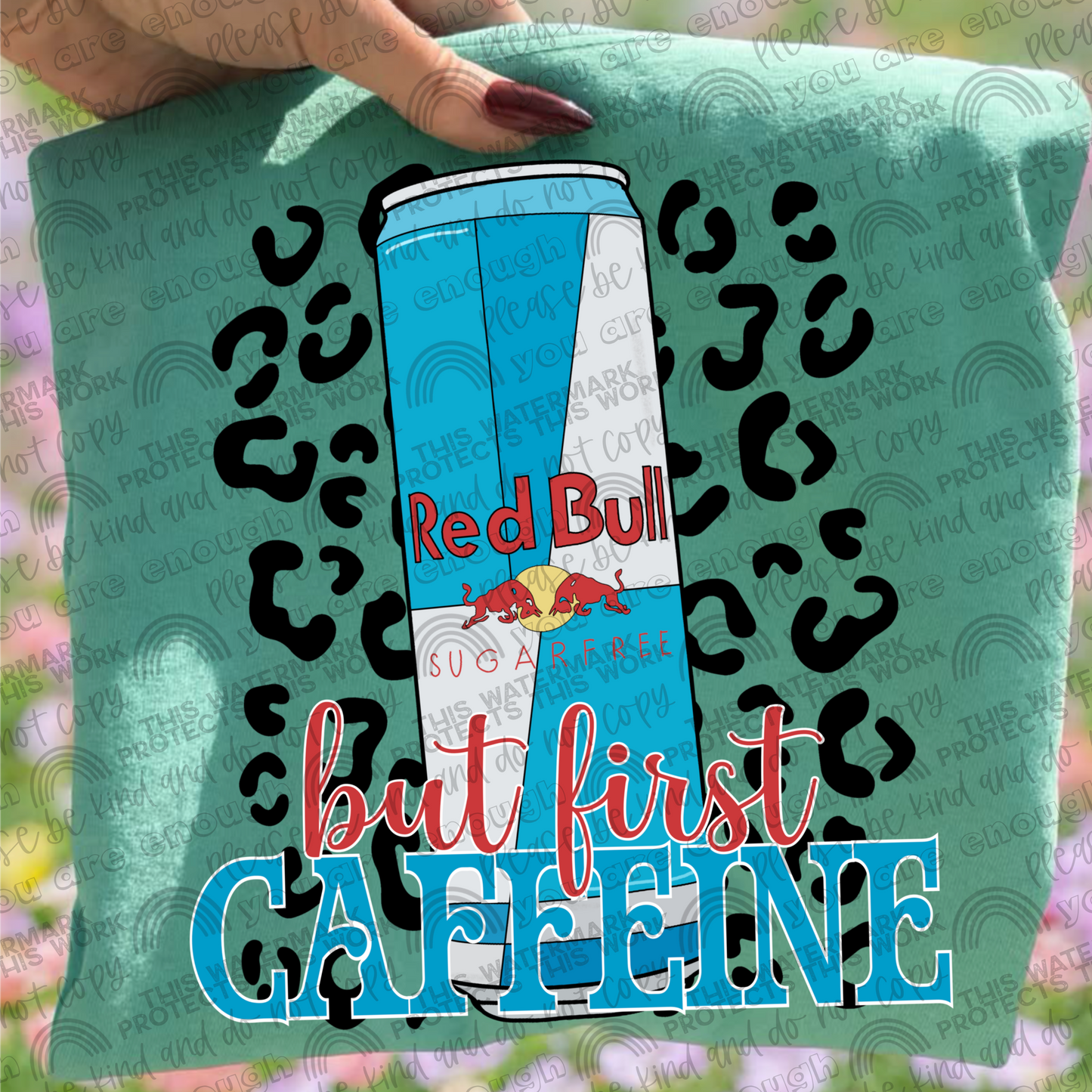 But First Caffeine Leopard Drinks Bundle- 33 PNG Files