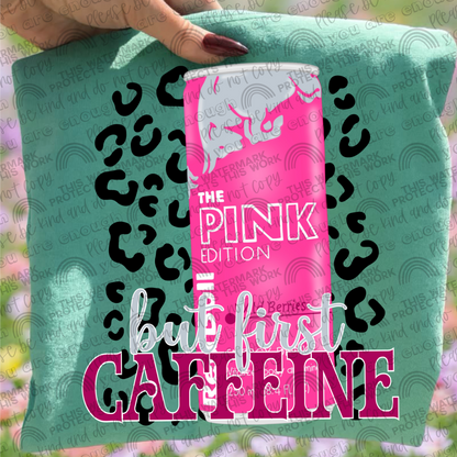 But First Caffeine Leopard Drinks Bundle- 33 PNG Files