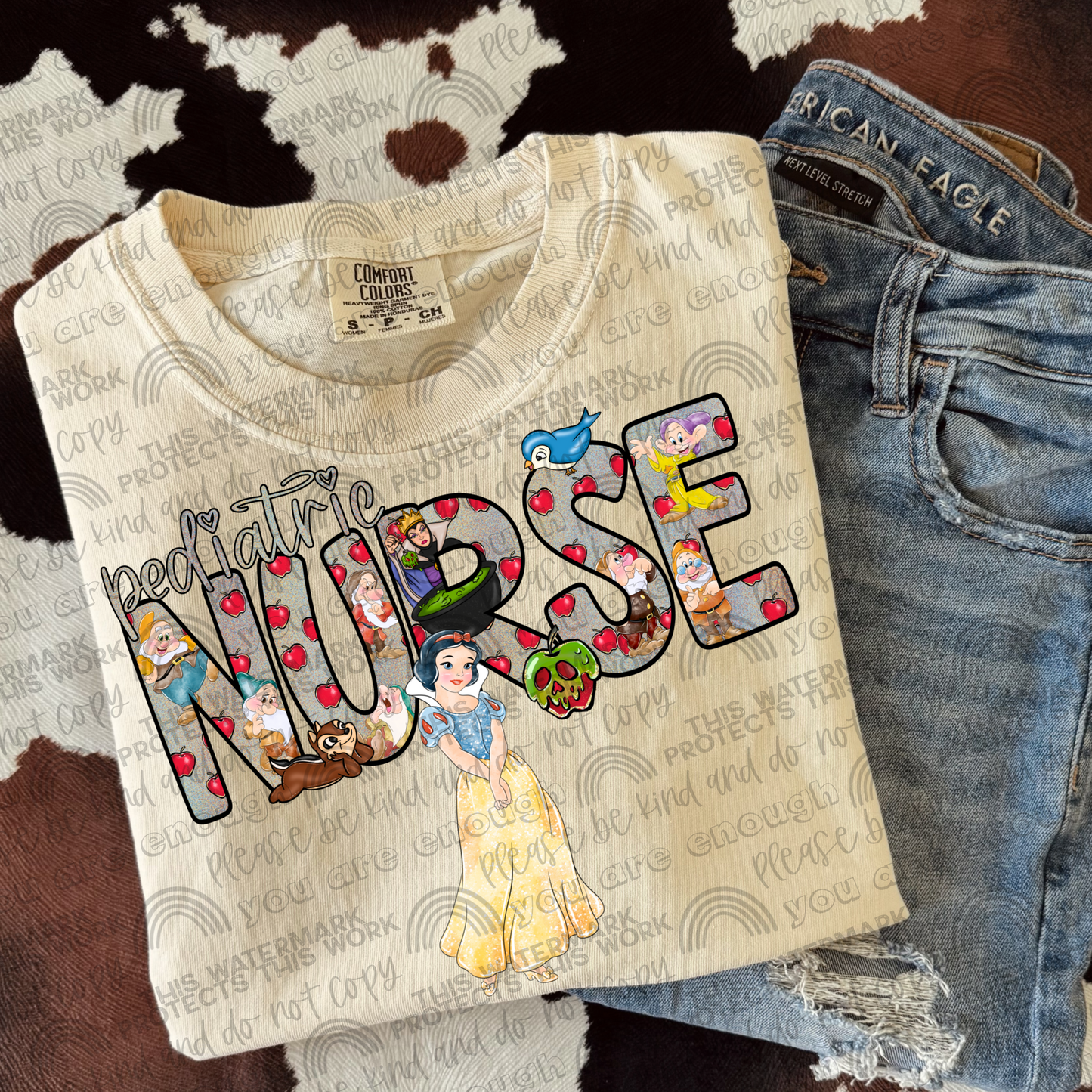 Pediatric Nurse Snow White PNG File