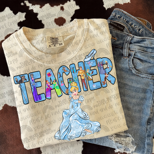 Teacher Cinderella PNG File