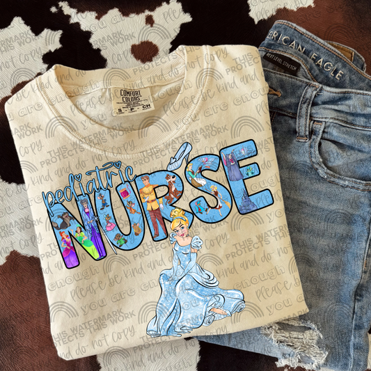 Pediatric Nurse Cinderella PNG File