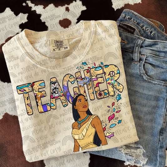 Teacher Pocahontas PNG File