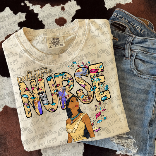 Pediatric Nurse Pocahontas PNG File