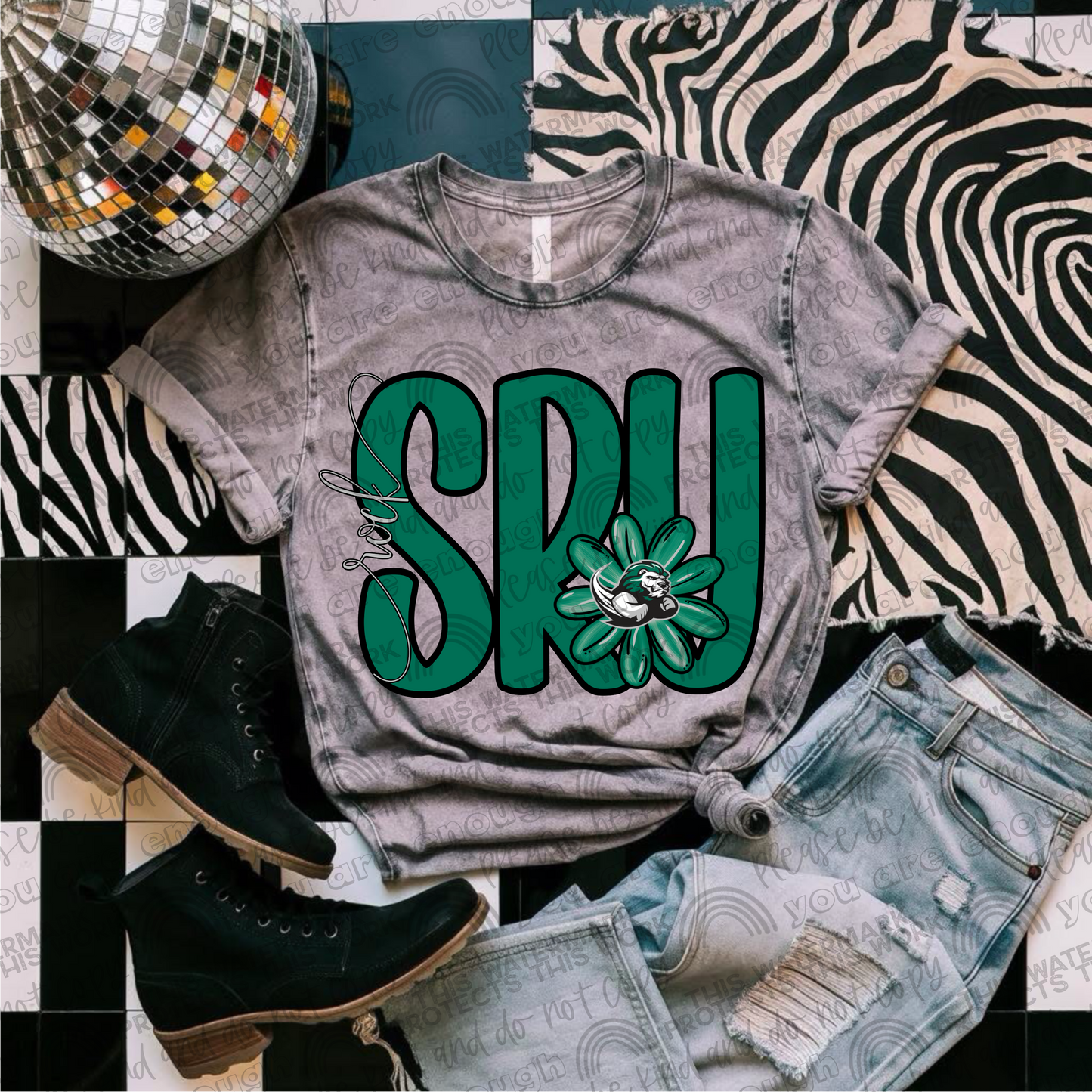 Slippery Rock Letter PNG File