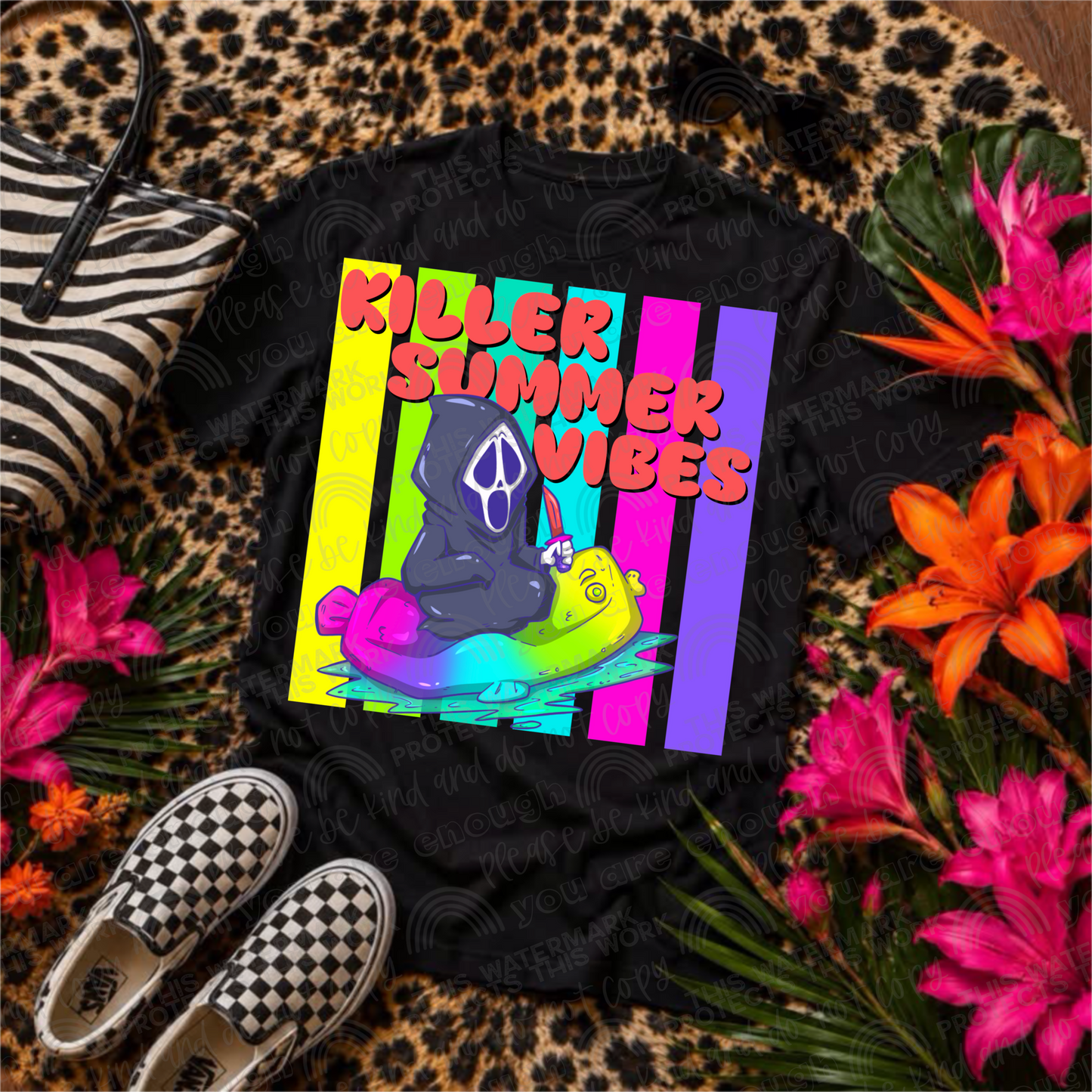 Killer Summer Vibes Ghostface PNG File