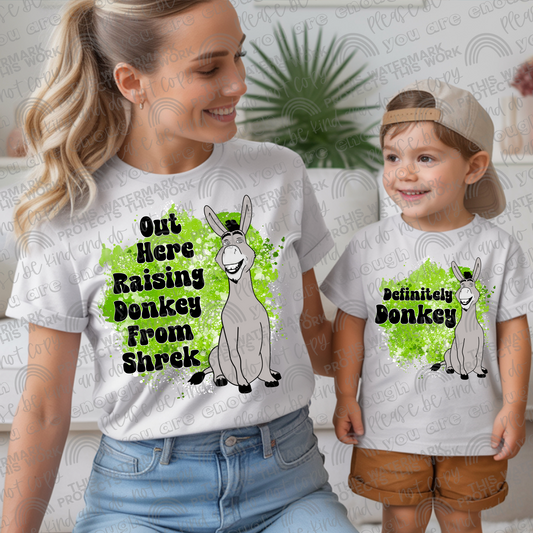 Out Here Raising Donkey & Definitely Donkey- 2 PNG Files
