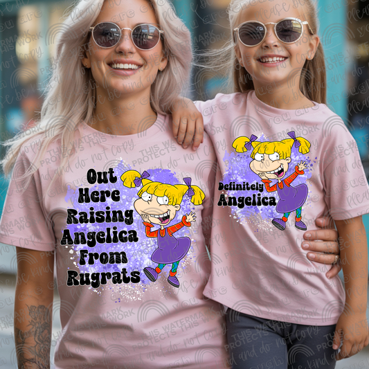 Out Here Raising Angelica & Definitely Angelica- 2 PNG Files