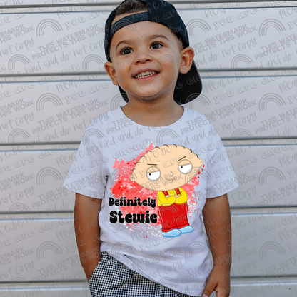 Out Here Raising Stewie & Definitely Stewie- 2 PNG Files