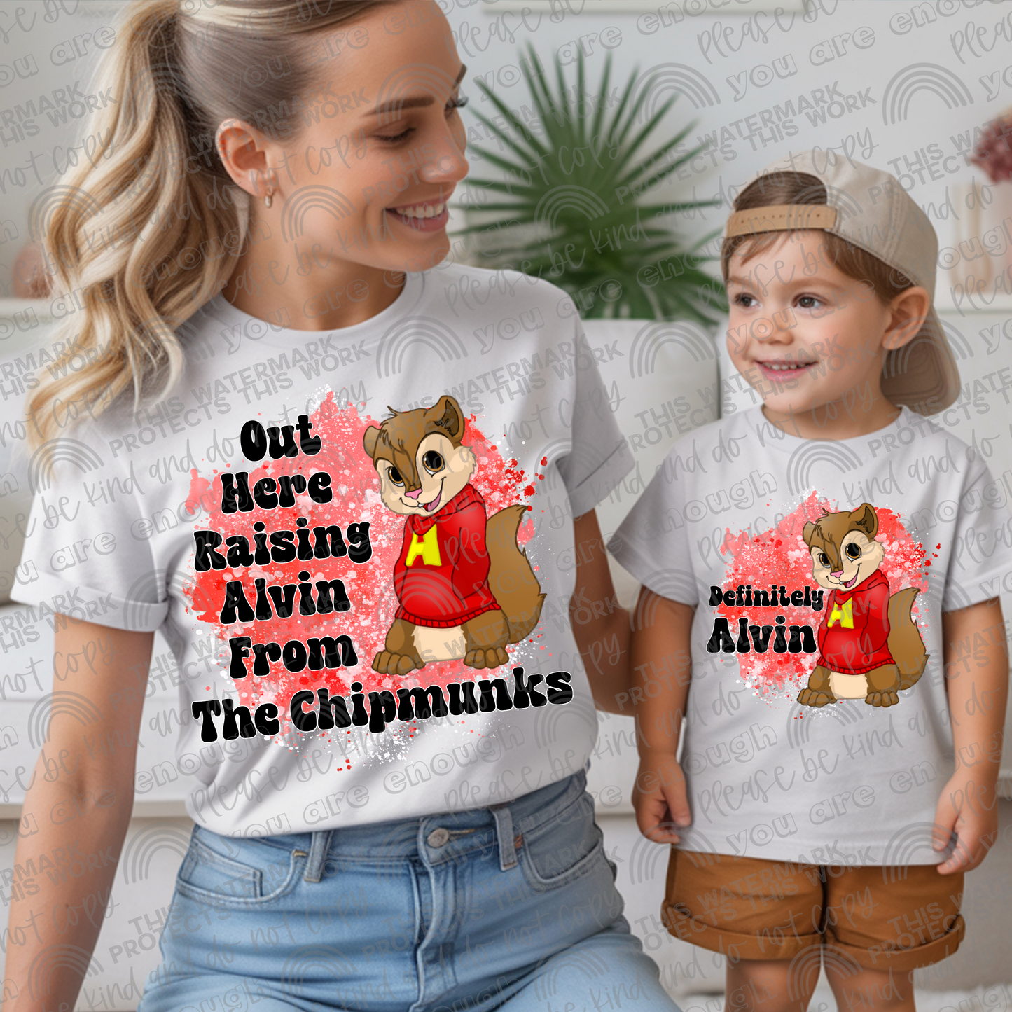 Out Here Raising Alvin & Definitely Alvin- 2 PNG Files