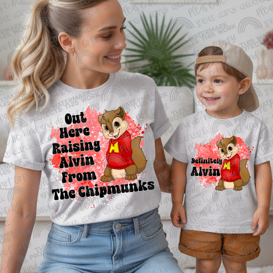 Out Here Raising Alvin & Definitely Alvin- 2 PNG Files