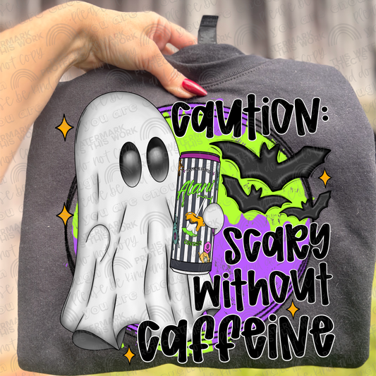 Alani Witch’s Brew Caution Scary Without Caffeine Ghost PNG File