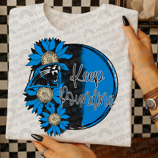 Keep Pounding Sunflowers with Sleeve- 2 PNG Files