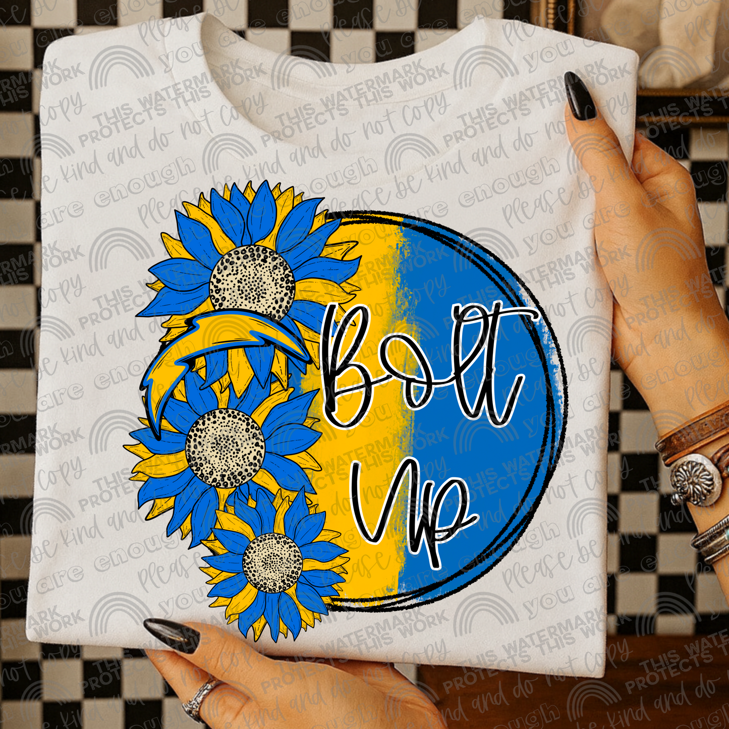 Bolt Up Sunflowers with Sleeve- 2 PNG Files
