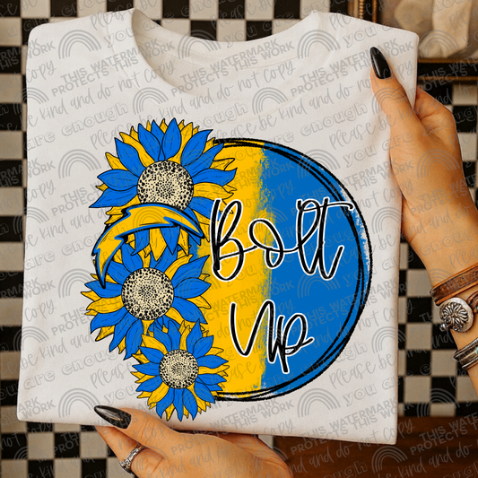 Bolt Up Sunflowers with Sleeve- 2 PNG Files