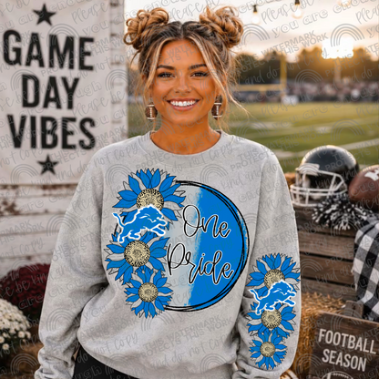 Sunflowers Pro Football Teams Bundle with Sleeves- 64 PNG Files