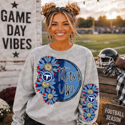 Sunflowers Pro Football Teams Bundle with Sleeves- 64 PNG Files