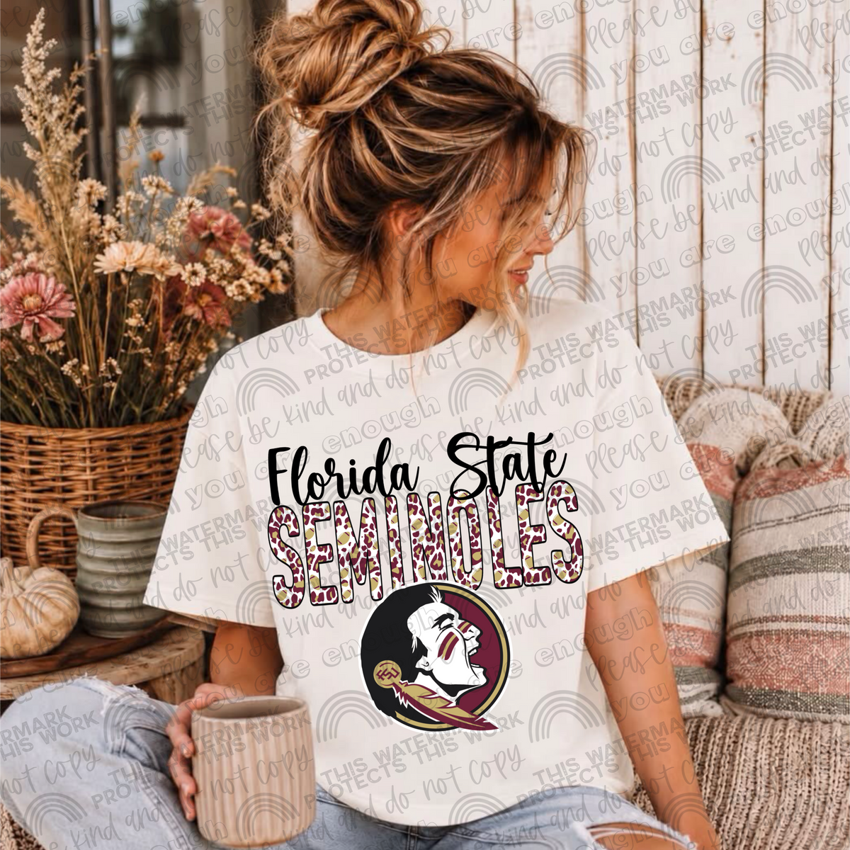 Florida State Seminoles Leopard PNG File