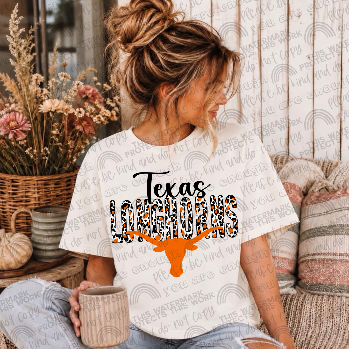 Longhorns Leopard PNG File