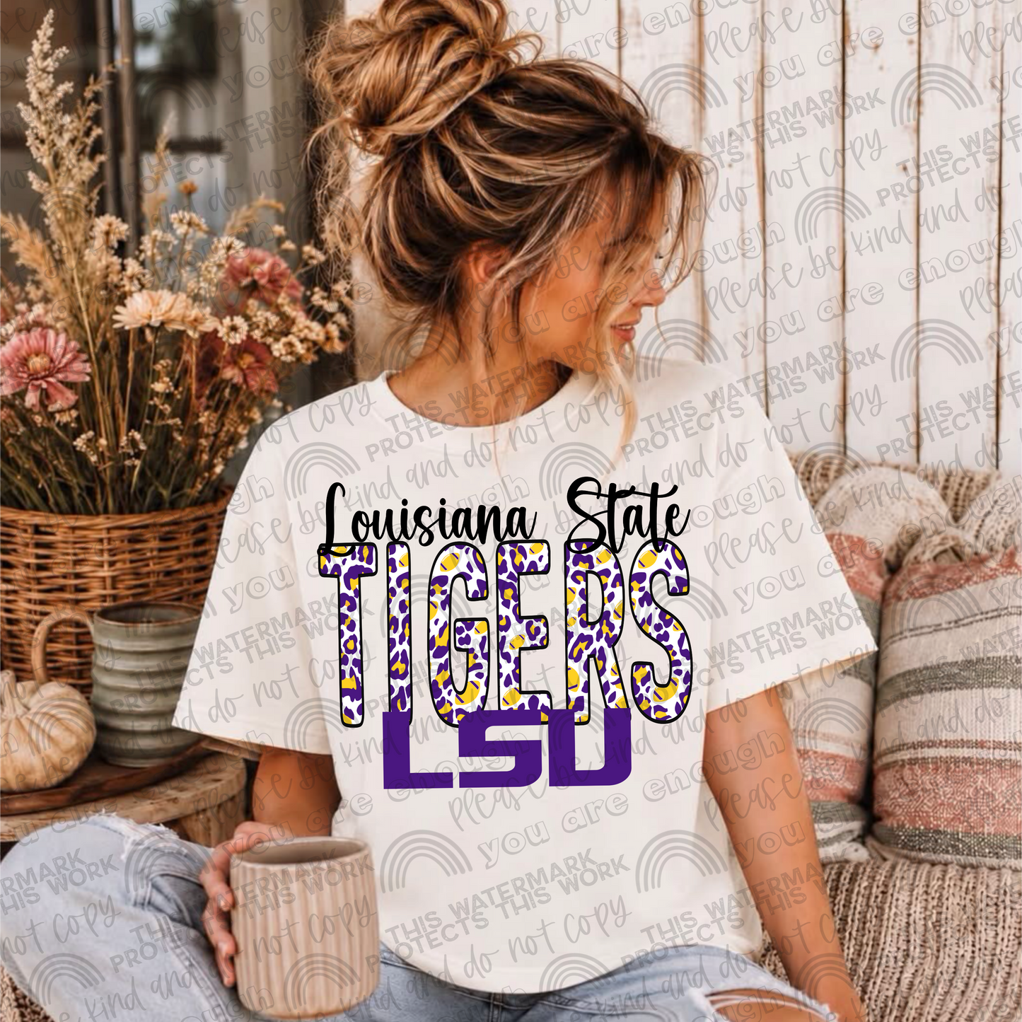 LSU Leopard PNG File