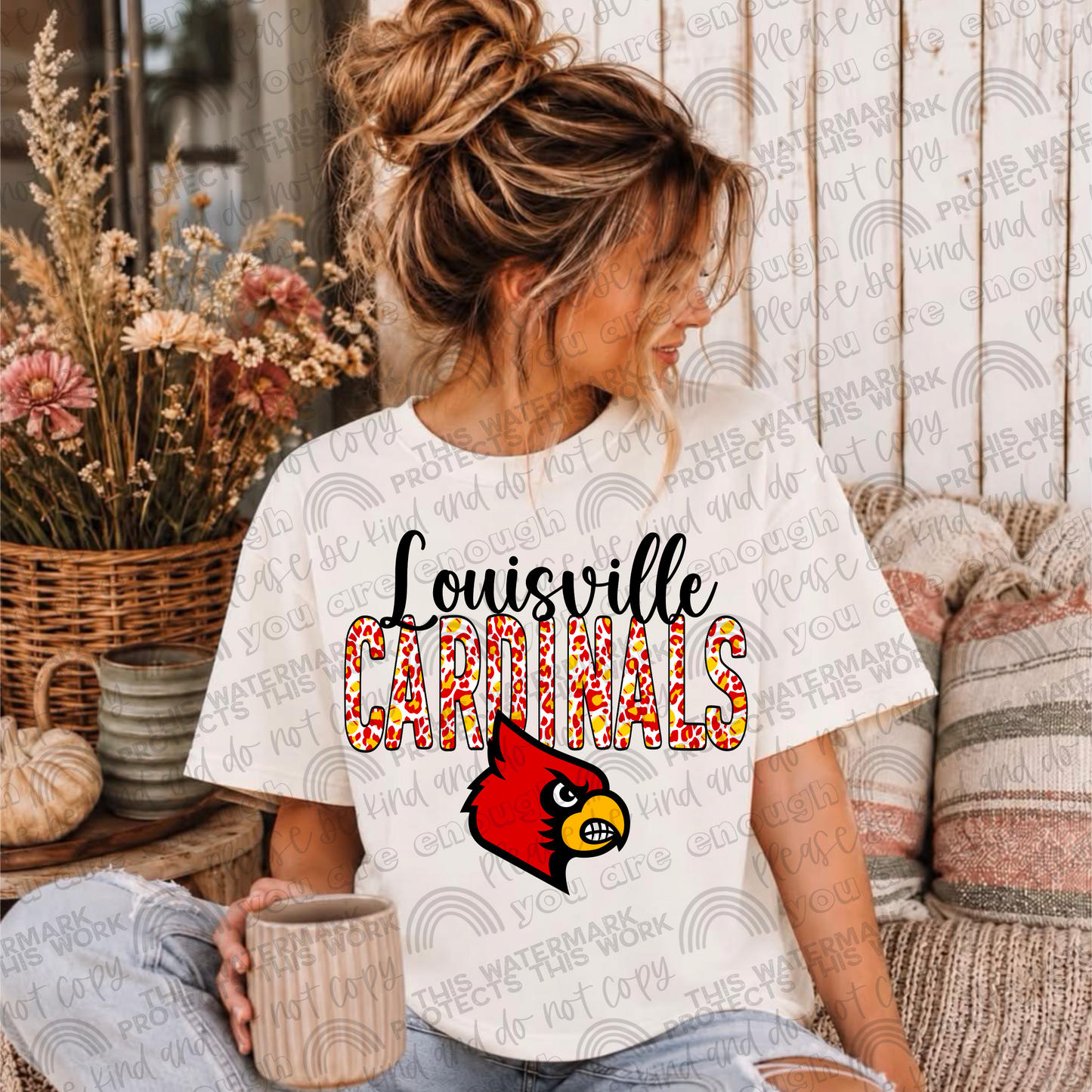 Louisville Cardinals Leopard PNG File