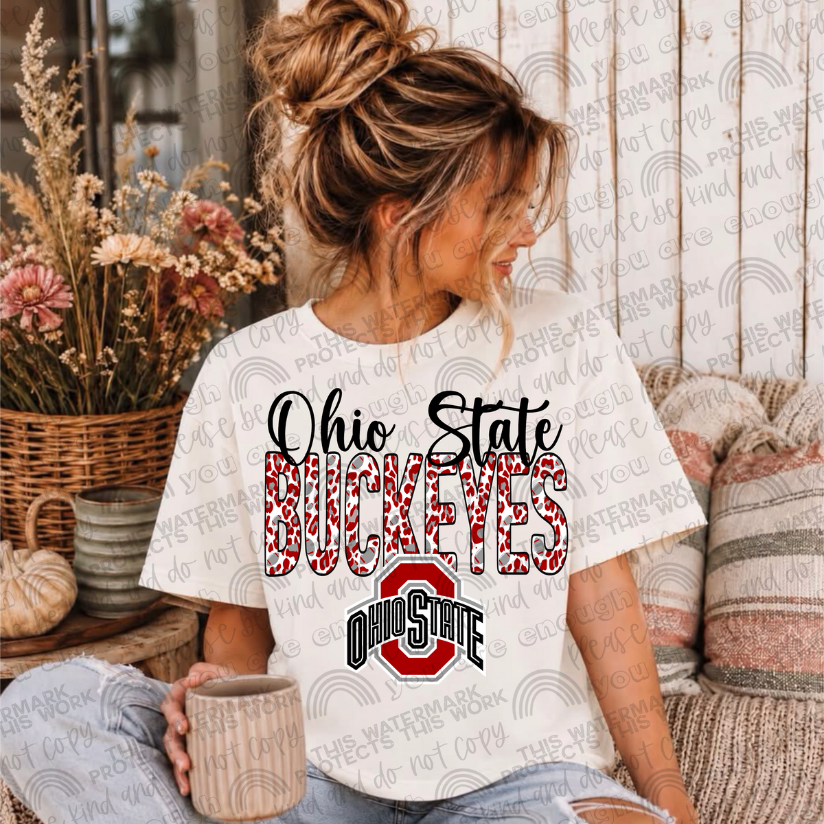 Ohio State Leopard PNG File