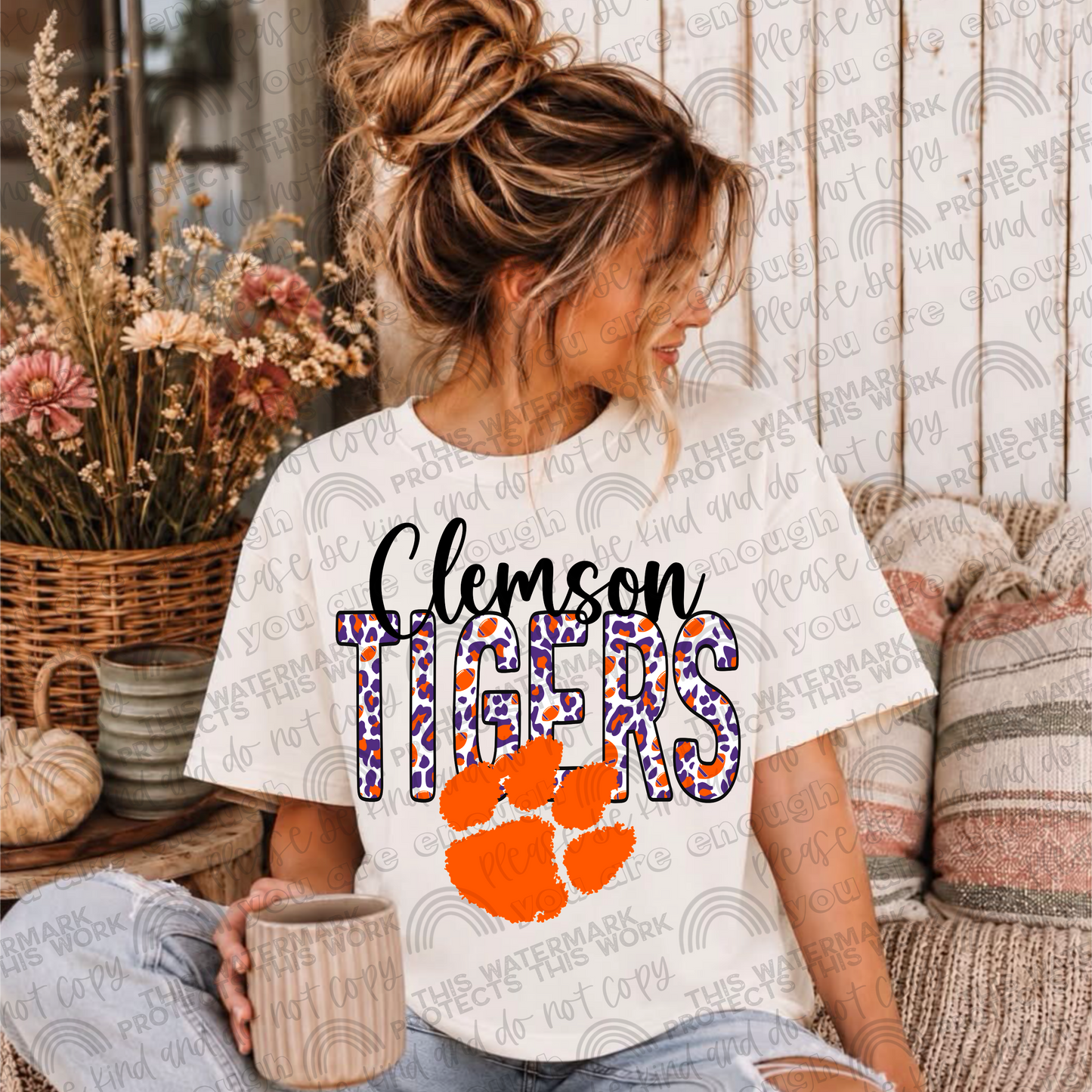 Clemson Leopard PNG File