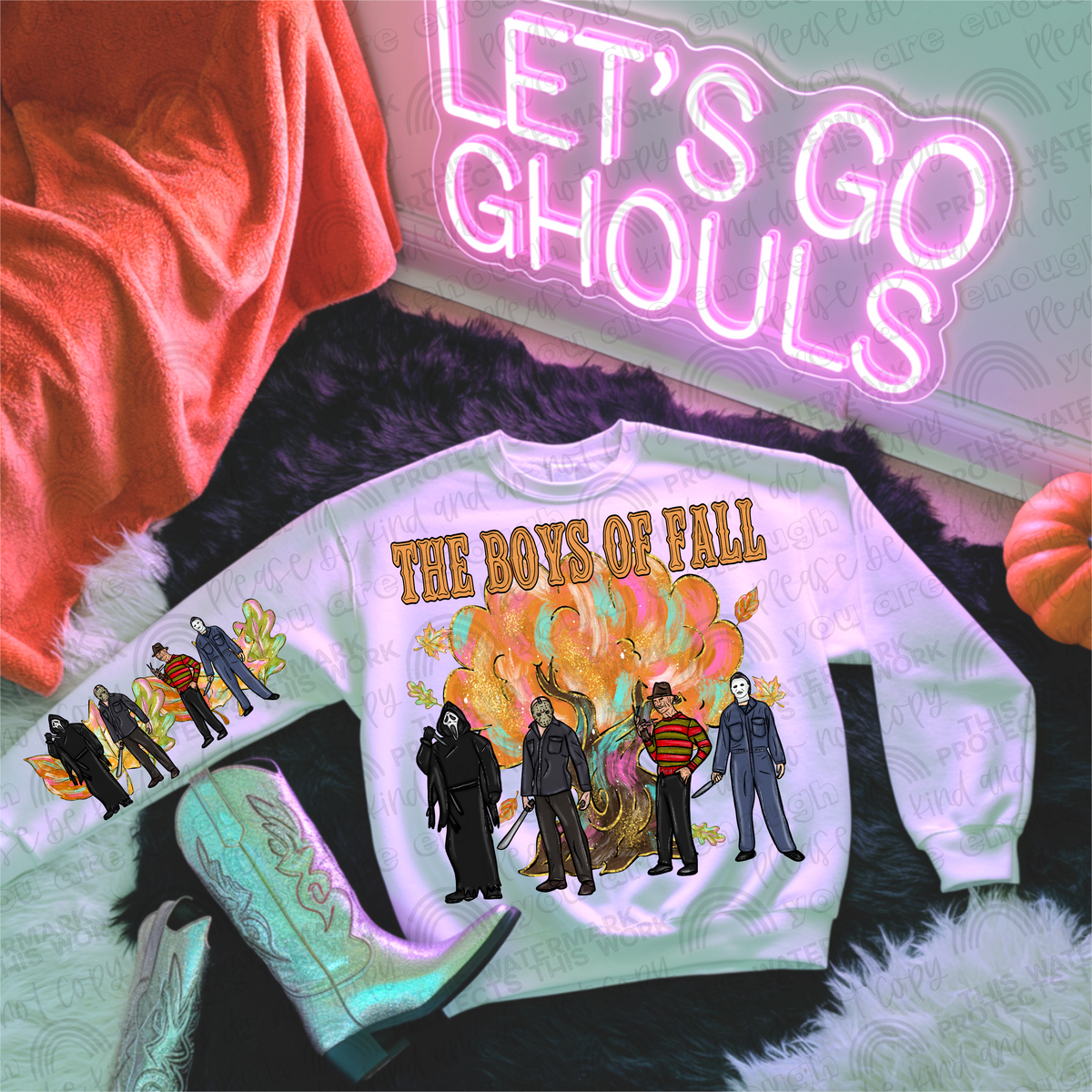 Boys of Fall with Sleeve- 2 PNG Files