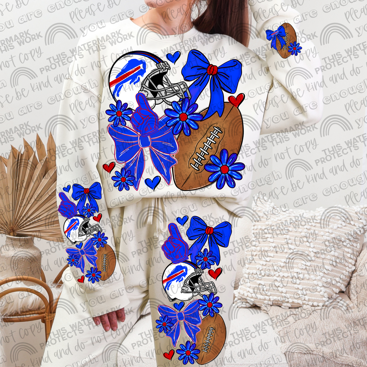 Bills Bows with Pocket and Sleeve- 3 PNG Files