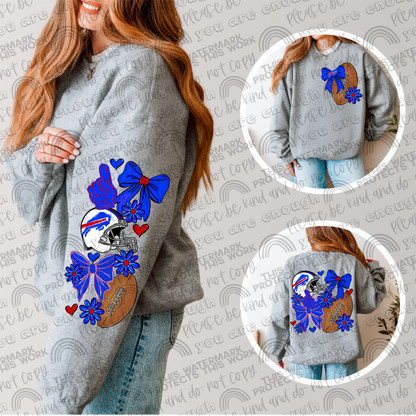 Bills Bows with Pocket and Sleeve- 3 PNG Files