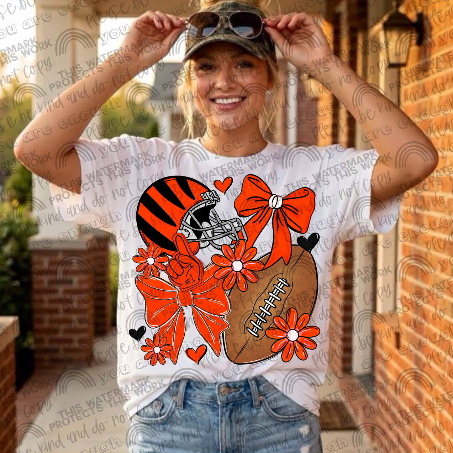 Bengals Bows with Pocket and Sleeve- 3 PNG Files