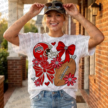 Ohio State Bows with Pocket and Sleeve- 3 PNG Files