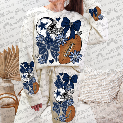 Cowboys Bows with Pocket and Sleeve- 3 PNG Files