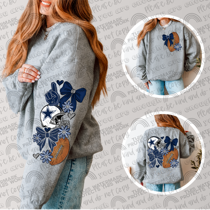 Cowboys Bows with Pocket and Sleeve- 3 PNG Files
