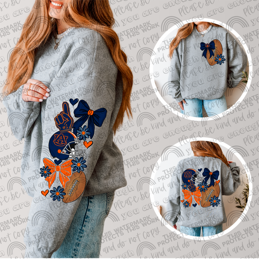 Auburn Bows with Pocket and Sleeve- 3 PNG Files