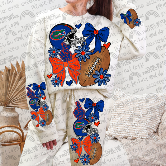Gators Bows with Pocket and Sleeve- 3 PNG Files