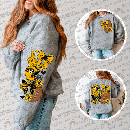 Missouri Tigers Bows with Pocket and Sleeve- 3 PNG Files