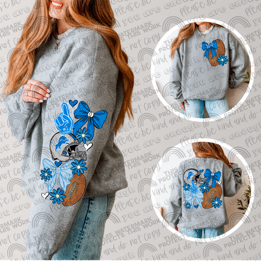 Lions Bows with Pocket and Sleeve- 3 PNG Files