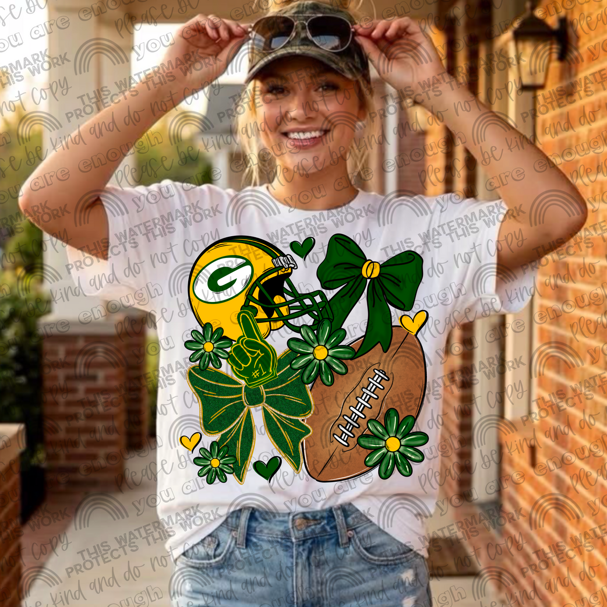 Pro and College Football Bows Bundle with Matching Sleeves and Pockets- 60 Teams- 180 PNG Files
