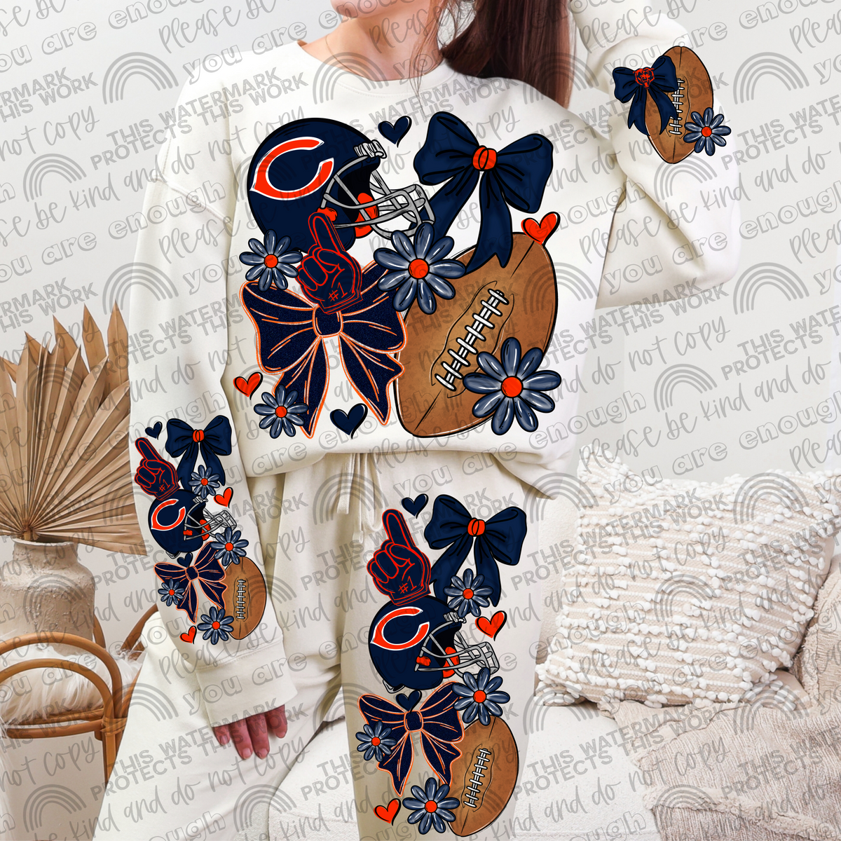Bears Bows with Pocket and Sleeve- 3 PNG Files
