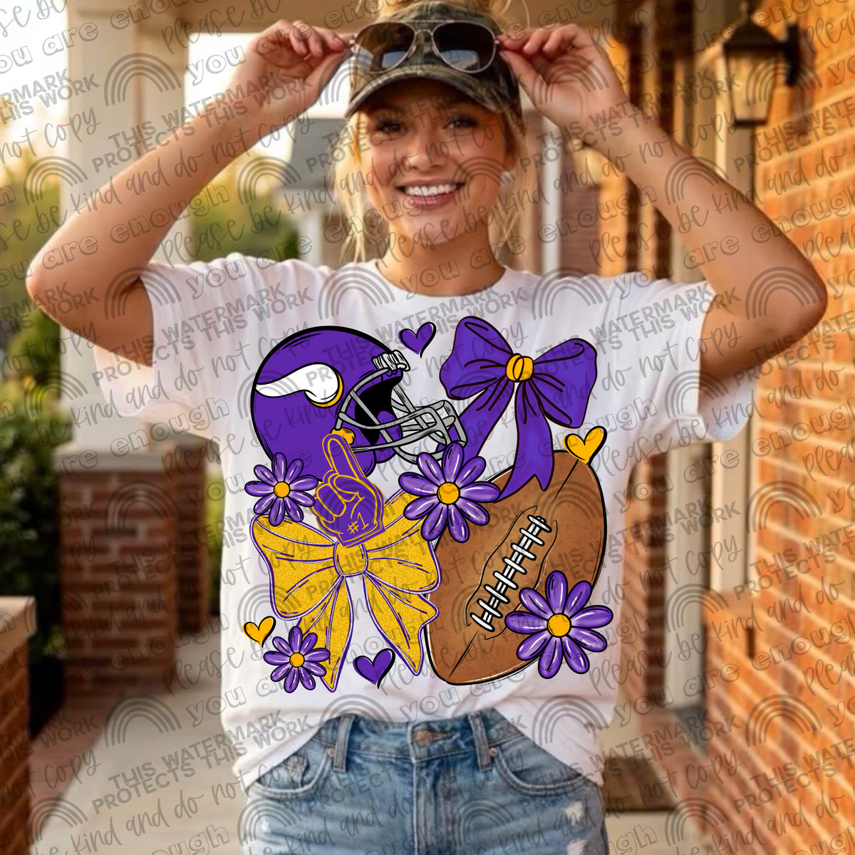Pro and College Football Bows Bundle with Matching Sleeves and Pockets- 60 Teams- 180 PNG Files