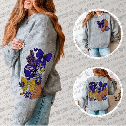 Ravens Bows with Pocket and Sleeve- 3 PNG Files